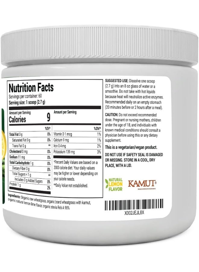 Dr. Berg Nutritional Organic Wheatgrass Powder Lemon Flavor - Image 2